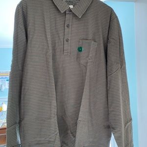 Long Sleeved half button up polo